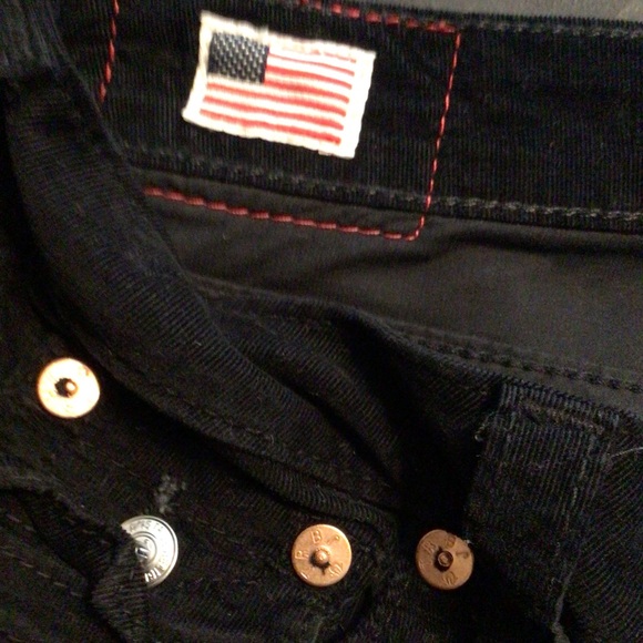 True Religion Becky Flared Corduroy Jeans Women's size 26 - Picture 7 of 10